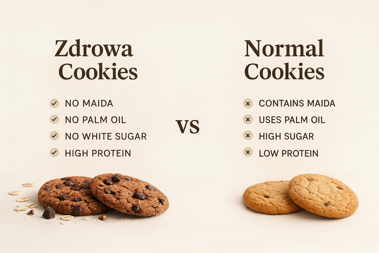 Zdrowa chocochip cookies